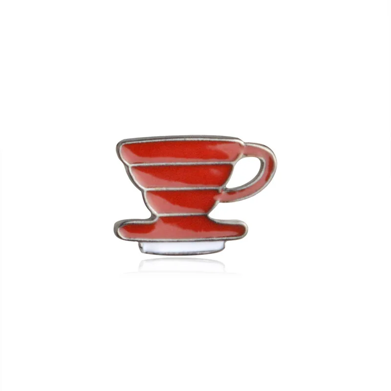 Металлические значки Coffee с мультяшным рисунком 2017 новые модные броши Значки для