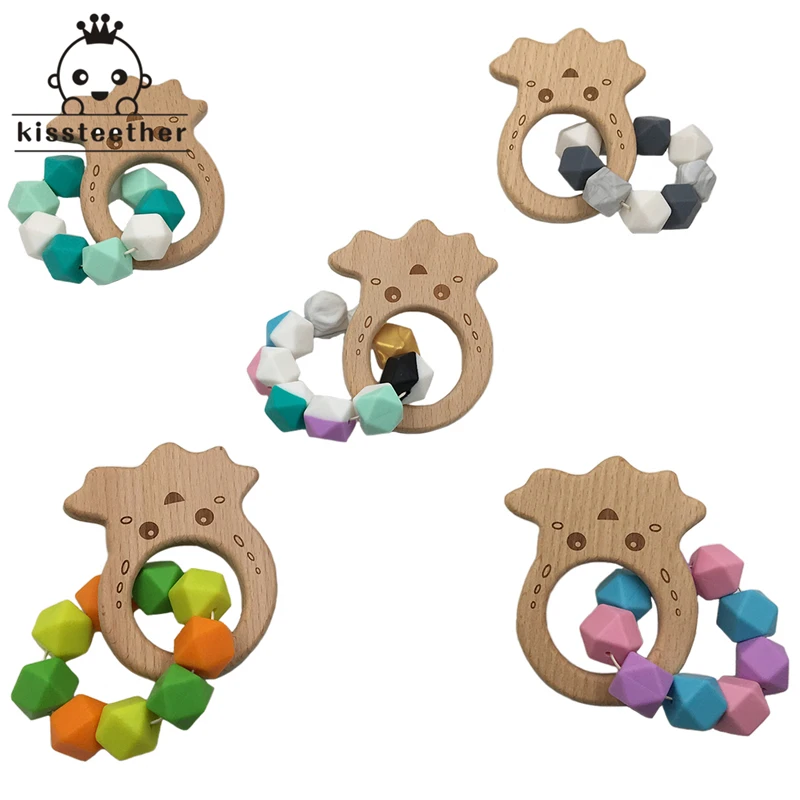 5pc Silicone Teething Ring Infant Baby Bracelet Beaded Bangle Silicone Teether Octopus Beech Wood Teether Ring Toy Kids Chew Toy
5pc Silicone Teething Ring Infant Baby Bracelet Beaded Bangle Silicone Teether Octopus Beech Wood Teether Ring Toy Kids Chew Toy