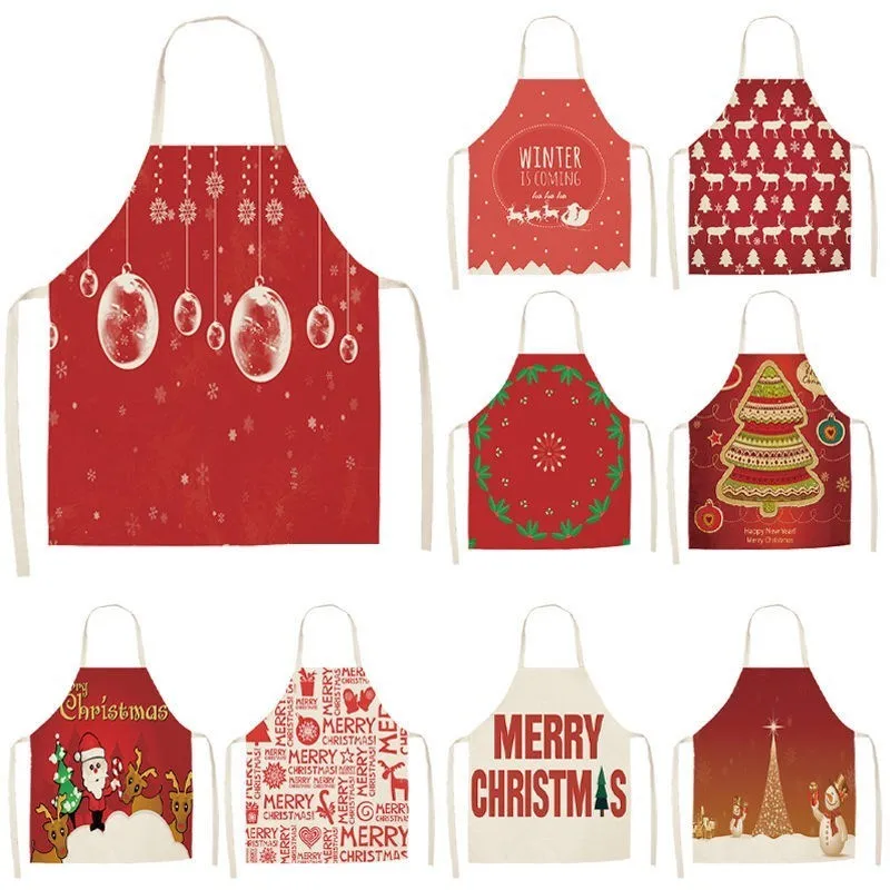 1Pcs Red Christmas Apron Pinafore Cotton Linen Aprons 53*65cm Adult Bibs Home Kitchen Cooking Baking Cleaning Accessories CM1005
1Pcs Red Christmas Apron Pinafore Cotton Linen Aprons 53*65cm Adult Bibs Home Kitchen Cooking Baking Cleaning Accessories CM1005