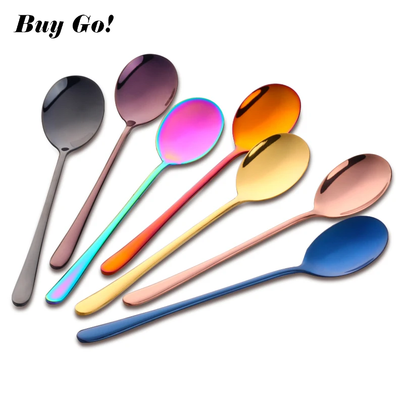 4PCS Stainless Steel Ice Cream Spoon Iridescent Rainbow Korean Spoon Dessert Tea Coffee Gold Silver Colorful Scoops Cutlery Set
4PCS Stainless Steel Ice Cream Spoon Iridescent Rainbow Korean Spoon Dessert Tea Coffee Gold Silver Colorful Scoops Cutlery Set