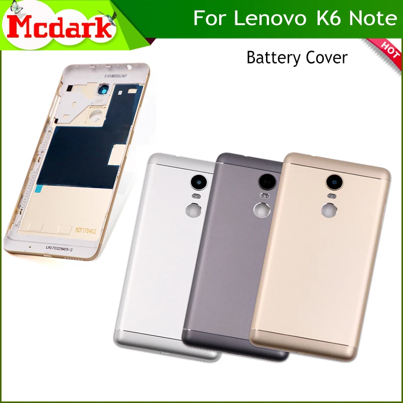 Чехол для аккумулятора Mcdark 5 ''для Lenovo K6 Note сменная задняя крышка с кнопкой