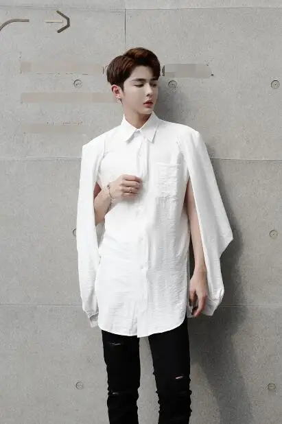 S-5XL!!Spring and autumn hollowed-out men's and women's neutral long-sleeved shirts and nightclubs fashionable men's shirts
S-5XL!!Spring and autumn hollowed-out men's and women's neutral long-sleeved shirts and nightclubs fashionable men's shirts
