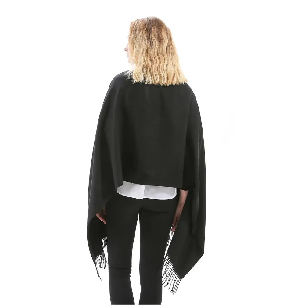 Fashion Cashmere Scarf Shawl Solid Autumn Winter Wrap Warm High Quality Soft Hijab Thick Lady Women Pashmina Wool Luxury Black
Fashion Cashmere Scarf Shawl Solid Autumn Winter Wrap Warm High Quality Soft Hijab Thick Lady Women Pashmina Wool Luxury Black
