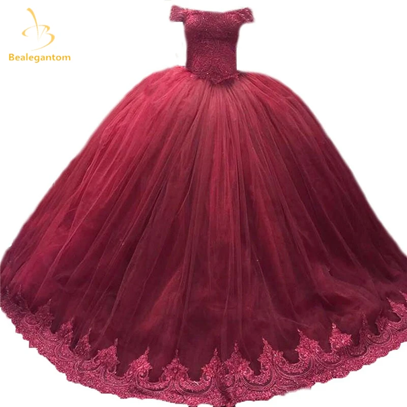 Bealegantom Elegant Burgundy Ball Gown Lace Quinceanera Dresses 2021 Lace Up Sweet 16 Dress Debutante Vestidos De 15 Anos QA1248
Bealegantom Elegant Burgundy Ball Gown Lace Quinceanera Dresses 2021 Lace Up Sweet 16 Dress Debutante Vestidos De 15 Anos QA1248