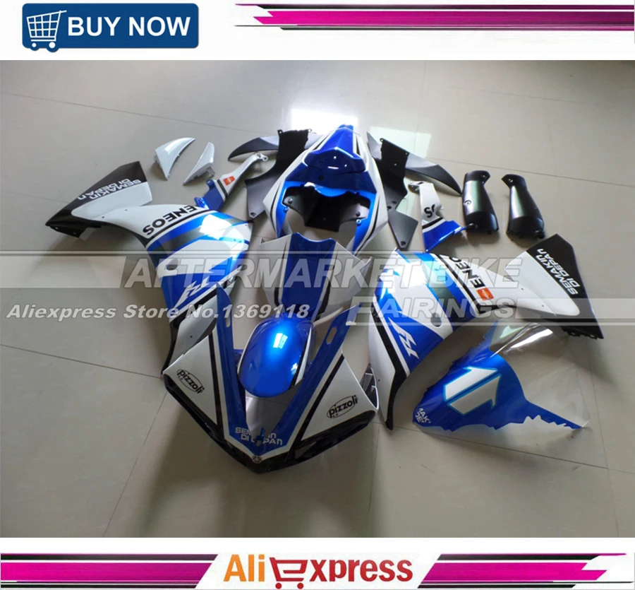Injection Mold Fairing kit for YZFR1 09 10 YZF R1 2009 2010 YZF1000 ENEOS BLUE Motorcycle Fairings set
Injection Mold Fairing kit for YZFR1 09 10 YZF R1 2009 2010 YZF1000 ENEOS BLUE Motorcycle Fairings set
