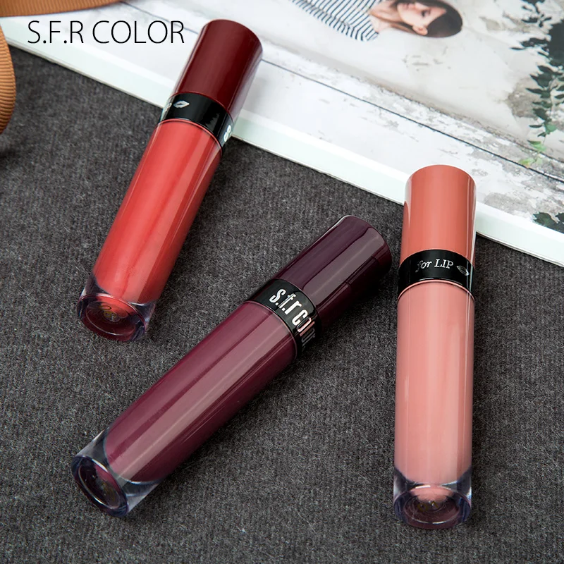 S.F.R Color matte velvet liquid lipstick dark red pink lip tint makeup waterproof lasting non-stick cup lip gloss tattoo HF131
S.F.R Color matte velvet liquid lipstick dark red pink lip tint makeup waterproof lasting non-stick cup lip gloss tattoo HF131