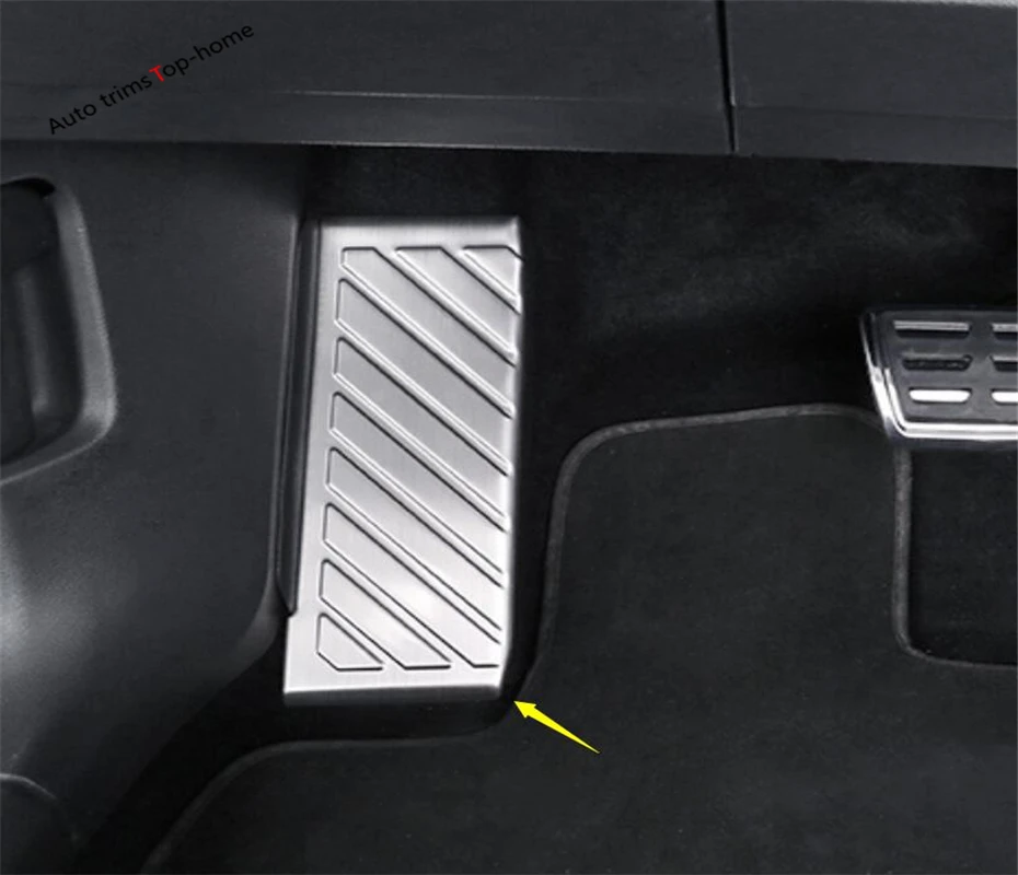 Внутренняя установка Yimaautotrims из нержавеющей стали для Volkswagen VW Tiguan 2016 2021 левая