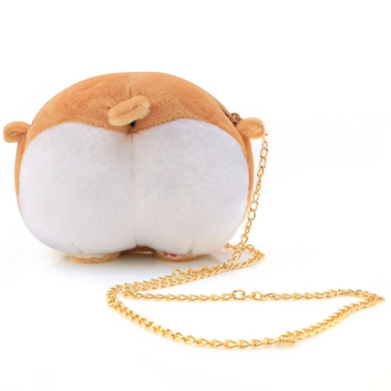 Cute Corgi Butt Shape Coin Purse Animal Plush Backpack Funny Long Belt Corgi Crossbody Hangbag Children Like Handbag
Cute Corgi Butt Shape Coin Purse Animal Plush Backpack Funny Long Belt Corgi Crossbody Hangbag Children Like Handbag