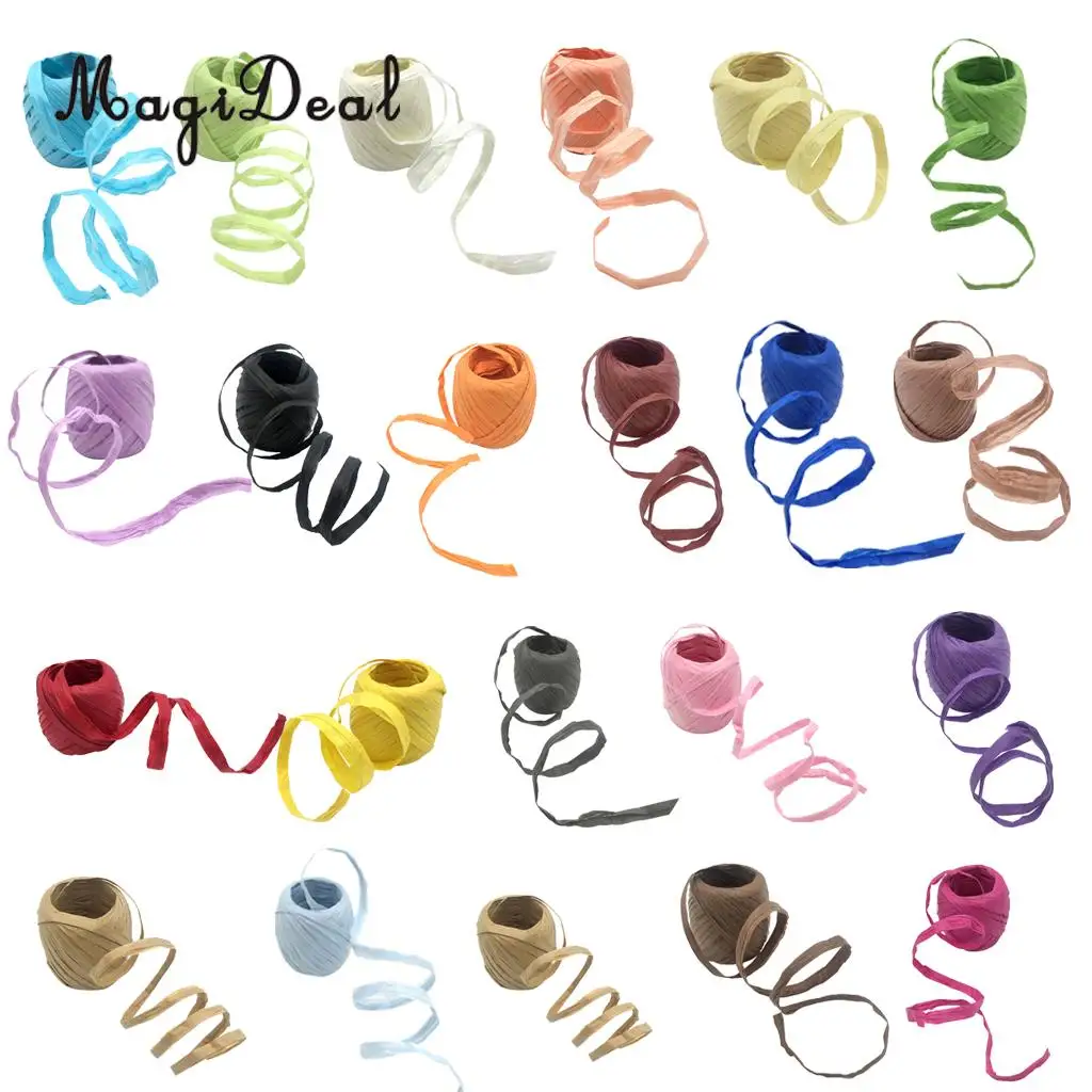 20M/Roll Raffia Paper Ribbon Natural Rope Candy Gift Packing Scrapbooking Crafts Wedding Birthday Party Decoration 21 Colors
20M/Roll Raffia Paper Ribbon Natural Rope Candy Gift Packing Scrapbooking Crafts Wedding Birthday Party Decoration 21 Colors