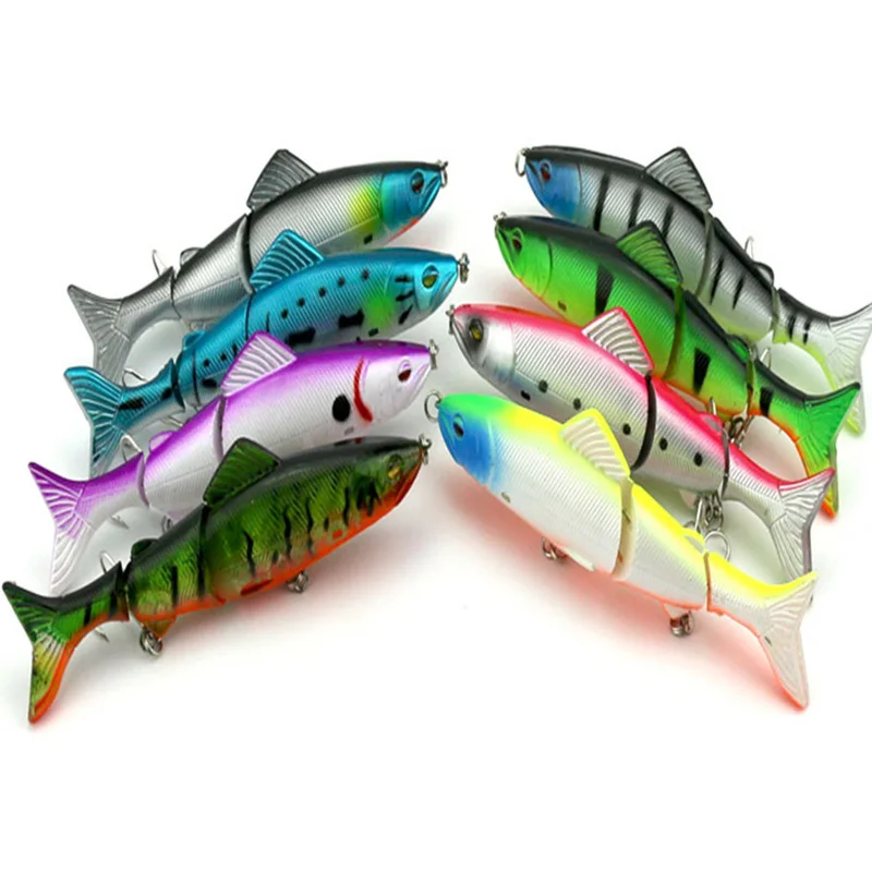 HENGJIA 8pcs 12.5CM 17.7G 4#hooks segmented jointed minnow fishing lures plastic pike bass fishing baits pesca fishing tackles
HENGJIA 8pcs 12.5CM 17.7G 4#hooks segmented jointed minnow fishing lures plastic pike bass fishing baits pesca fishing tackles