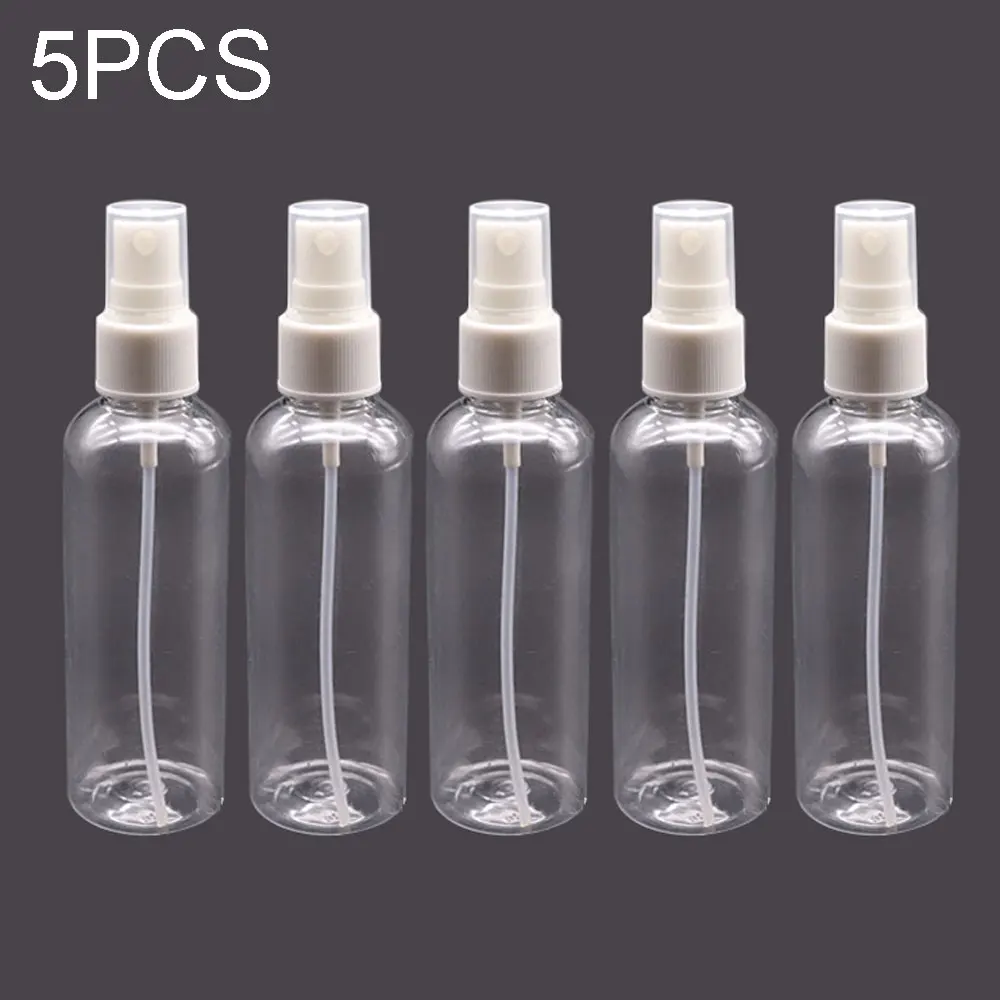 5pcs 100ml Portable small Transparent Plastic Empty Spray Bottle Refillable Bottles For Garden
5pcs 100ml Portable small Transparent Plastic Empty Spray Bottle Refillable Bottles For Garden