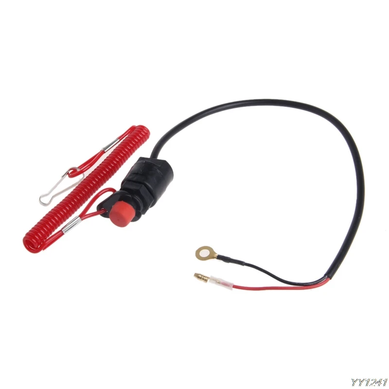 New Arrival Safety Tether Lanyard Motorcycle Universal Boat Outboard Motor Kill Stop Switch G6KC
New Arrival Safety Tether Lanyard Motorcycle Universal Boat Outboard Motor Kill Stop Switch G6KC