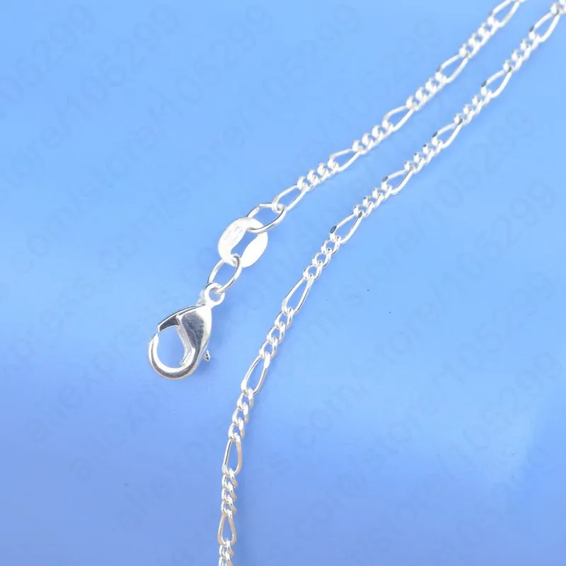 1PC Retail Free Shipping Top Quality Real 925 Sterling Silver Figaro Necklace Chains With Flexible Lobster Clasps 16"-30"
1PC Retail Free Shipping Top Quality Real 925 Sterling Silver Figaro Necklace Chains With Flexible Lobster Clasps 16"-30"