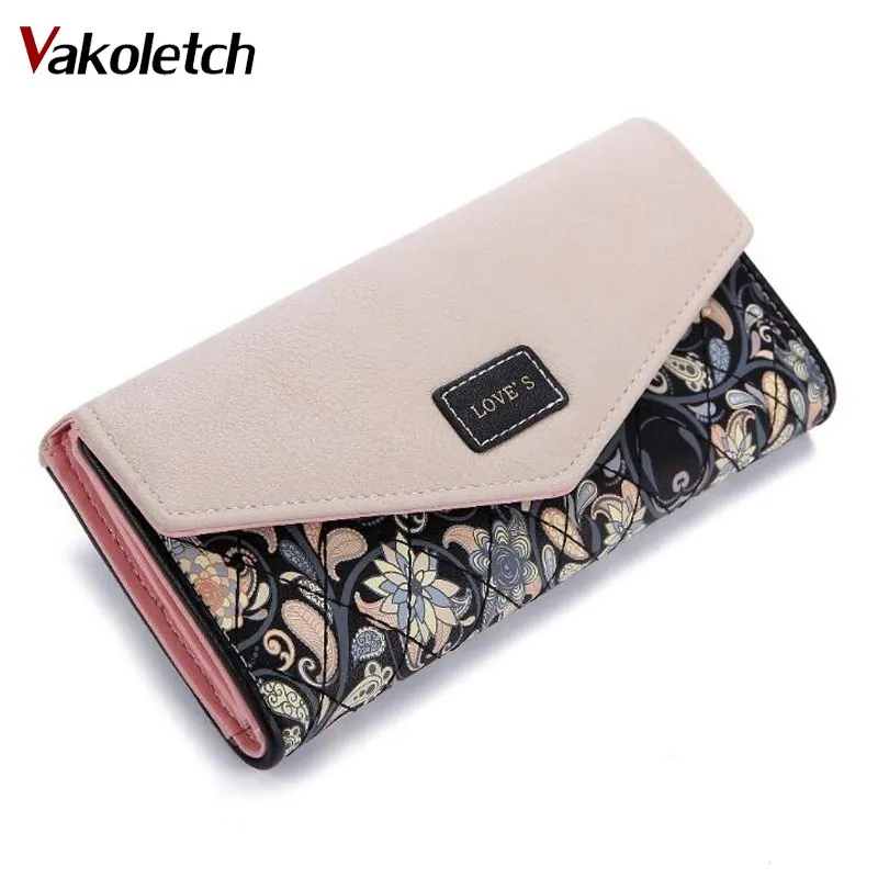 High Quality Wallet Female Flower Clutch Bag Large Capacity card holder Fashion Printing Women Wallets Leather Women Purse K41
High Quality Wallet Female Flower Clutch Bag Large Capacity card holder Fashion Printing Women Wallets Leather Women Purse K41