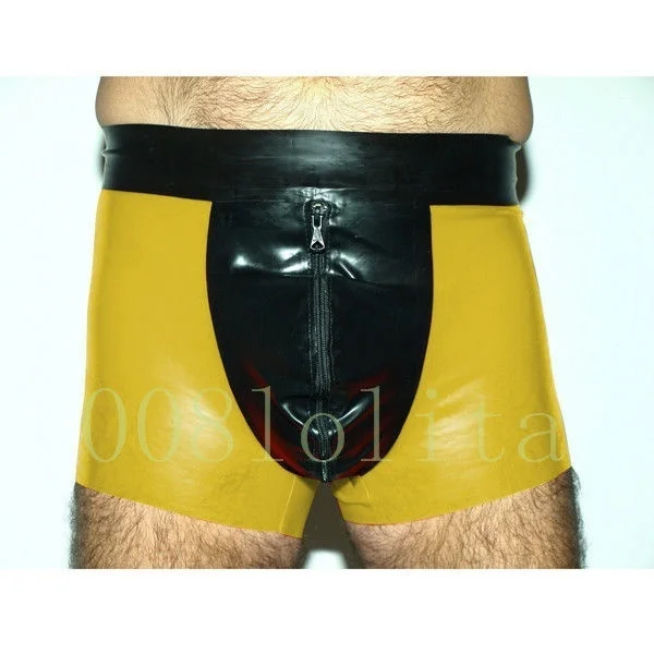 Latex Rubber Gummi Hot Sport Tight zipper Short highlight Crotch fashion Size XXS~XXL
Latex Rubber Gummi Hot Sport Tight zipper Short highlight Crotch fashion Size XXS~XXL