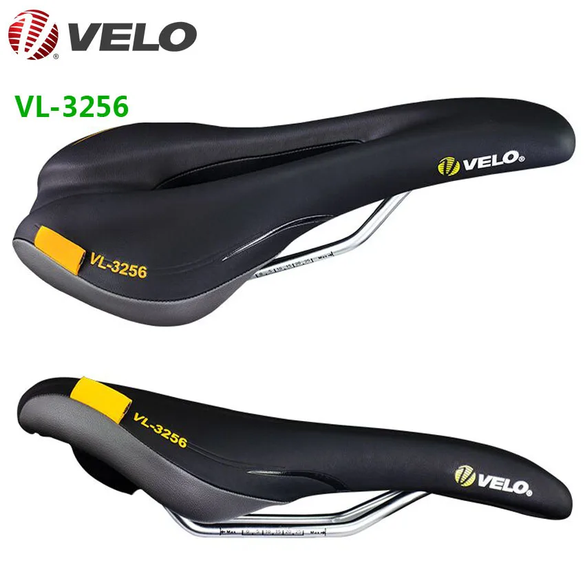 

Velo VL-3256 Mountain Bike saddle comfort 273x148mm MTB Bicycle Leather Super-soft shock absorbing saddle cycling accessories