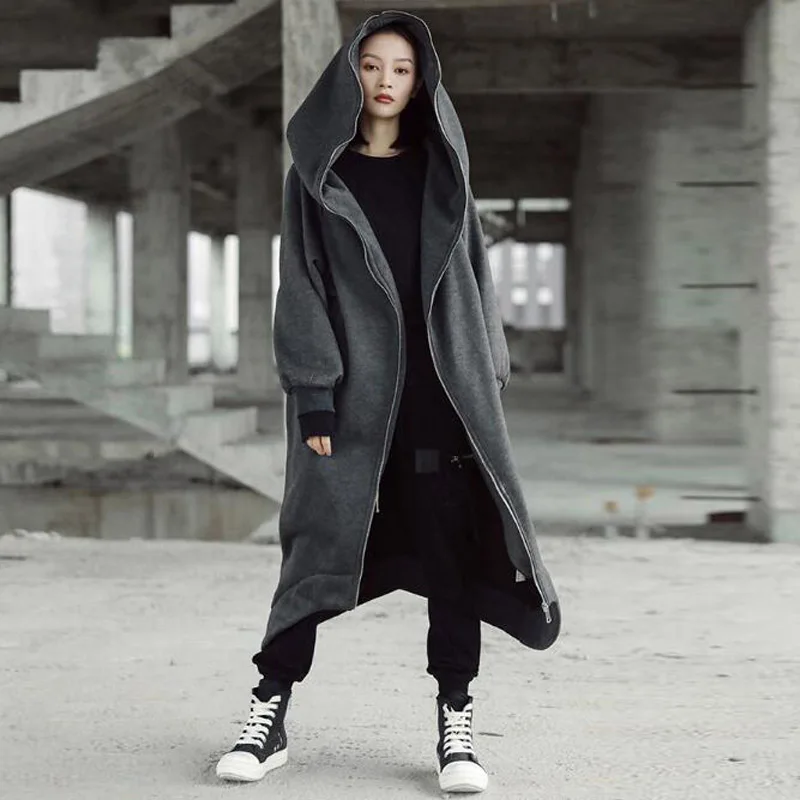 2020 Winter ZANZEA Women Hooded Zip Up Long Sleeve Fleece Coat Irregular Bofriend Style Long Jackets Loose Solid Sweatshirt
2020 Winter ZANZEA Women Hooded Zip Up Long Sleeve Fleece Coat Irregular Bofriend Style Long Jackets Loose Solid Sweatshirt