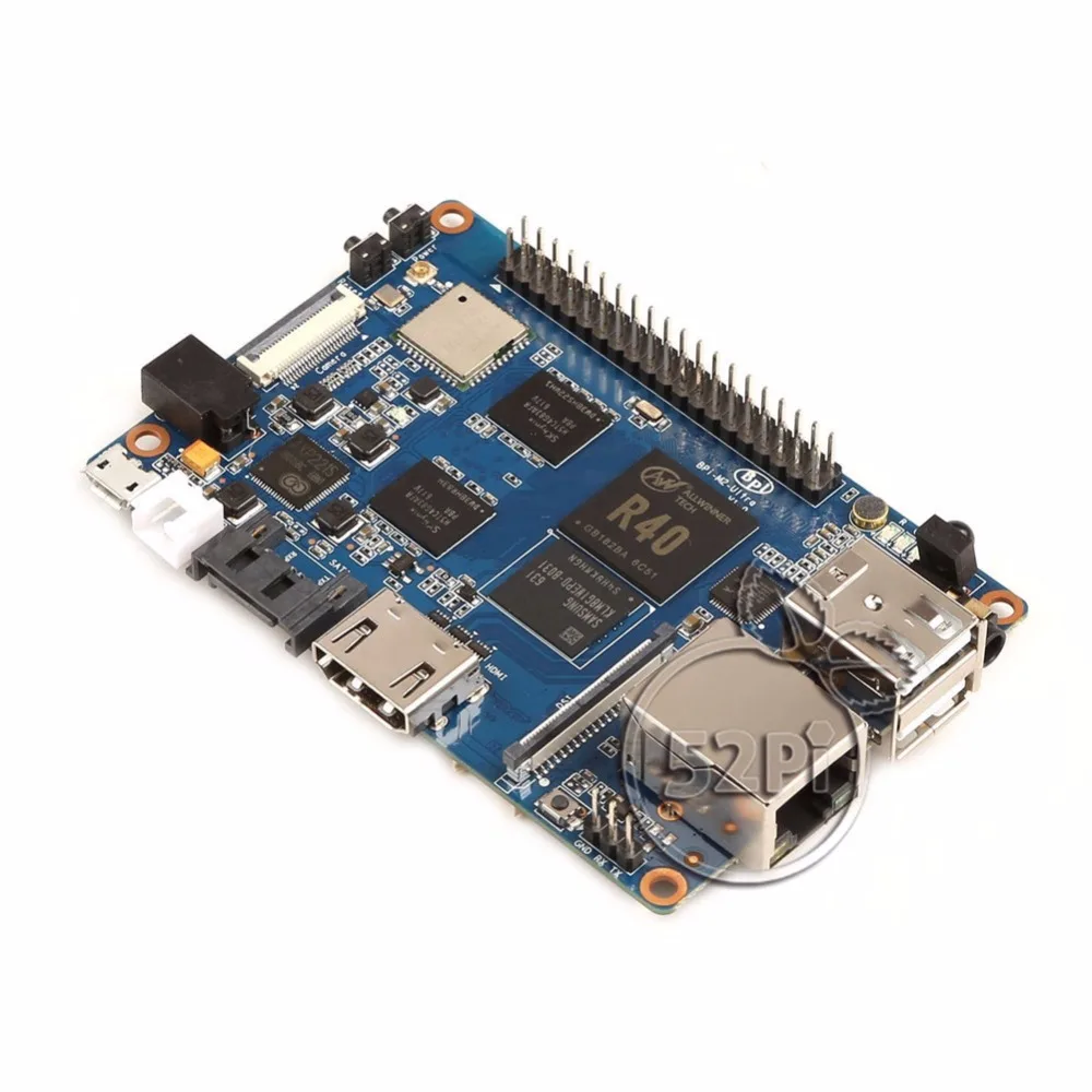 Banana Pi M2U BPI-M2U BPI-M2 Ultra R40 Quad-Core 2GB RAM with SATA WiFi Bluetooth 8GB eMMC Demo Single Board and 3dB Antenna
Banana Pi M2U BPI-M2U BPI-M2 Ultra R40 Quad-Core 2GB RAM with SATA WiFi Bluetooth 8GB eMMC Demo Single Board and 3dB Antenna