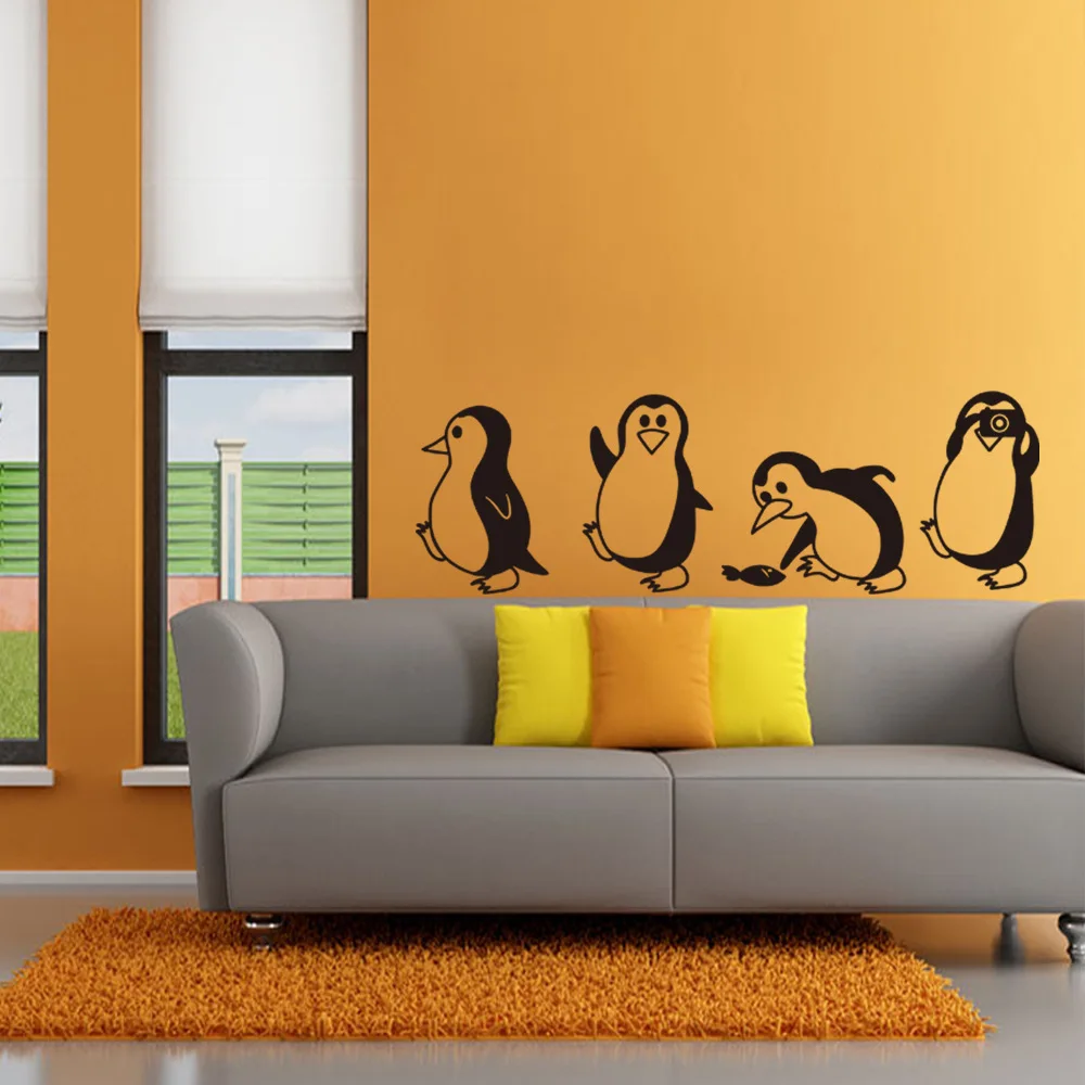 Funny Cute Penguin Wall Sticker For Living Room DIY Home Decor Children's Bedroom Animal Art Mural Home Decals
Funny Cute Penguin Wall Sticker For Living Room DIY Home Decor Children's Bedroom Animal Art Mural Home Decals