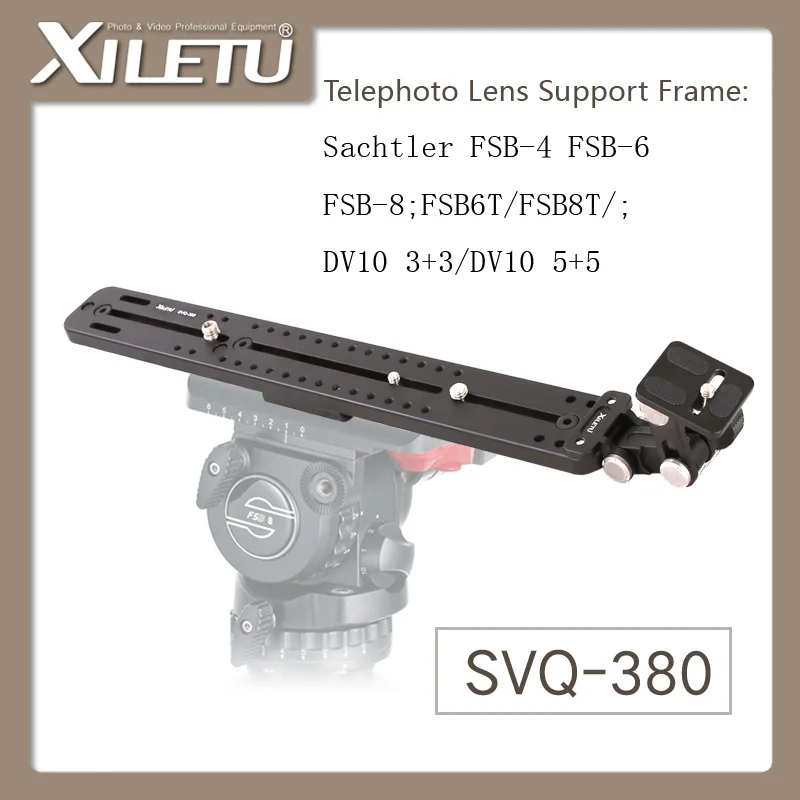 XILETU SVQ 380 телеобъектив Поддержка Frame Камера объектив подставка держатель