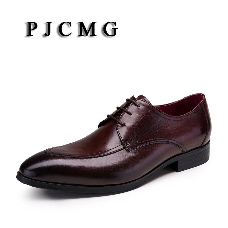 PJCMG Fashion New Black /Red Oxfords Formal Dress Lace-Up Pointed Toe Genuine Leather Business Man Wedding Shoes
PJCMG Fashion New Black /Red Oxfords Formal Dress Lace-Up Pointed Toe Genuine Leather Business Man Wedding Shoes