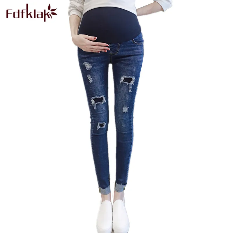 Fdfklak Spring Autumn Maternity Clothes Jeans Long Pregnancy Pants Denim Maternity Pants Fashion Frazzle Pregnant Pant Women
Fdfklak Spring Autumn Maternity Clothes Jeans Long Pregnancy Pants Denim Maternity Pants Fashion Frazzle Pregnant Pant Women
