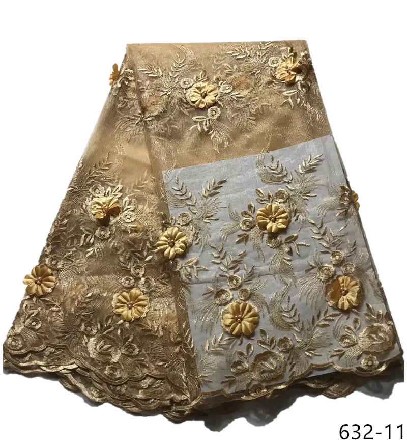 Nigerian Lace Fabric 2019 High Quality Lace 3d French Bridal Beads Lace Fabric For African Lace Matrial 5yards 632
Nigerian Lace Fabric 2019 High Quality Lace 3d French Bridal Beads Lace Fabric For African Lace Matrial 5yards 632