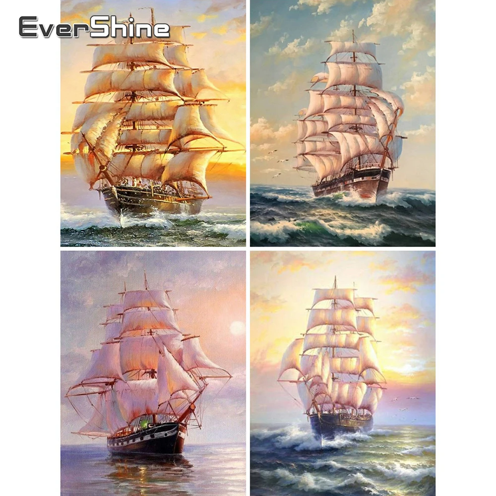 Алмазная мозаика Evershine, Набор для вышивки крестиком пейзаж, картина, выложенная алмазами, алмазная вышивка, лодка на стену, украшение
Алмазная мозаика Evershine, Набор для вышивки крестиком пейзаж, картина, выложенная алмазами, алмазная вышивка, лодка на стену, украшение