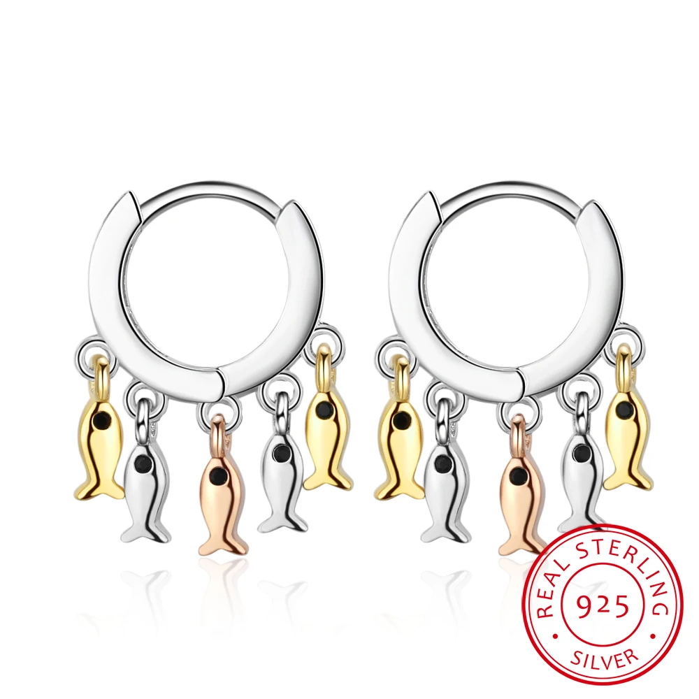 Ins Cute Fish Tassel Hoop Earrings For Women Girl Gift 925 stamp silver color Earrings 2019 New Trendy Fine Jewlery S-e897
Ins Cute Fish Tassel Hoop Earrings For Women Girl Gift 925 stamp silver color Earrings 2019 New Trendy Fine Jewlery S-e897