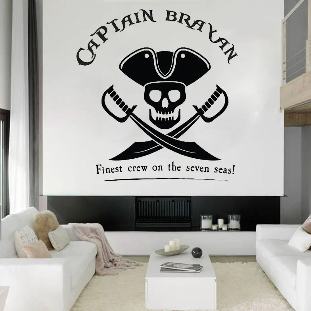 Pirates Wall Sticker Room Decoration Home Decors Art Wall Decal Bedroom Decor Teen Boy Girl Room Customized Name Cartoon B439
Pirates Wall Sticker Room Decoration Home Decors Art Wall Decal Bedroom Decor Teen Boy Girl Room Customized Name Cartoon B439