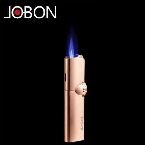 Подлинная jobon прямая огнеупорная ветрозащитная зажигалка газовая металлическая