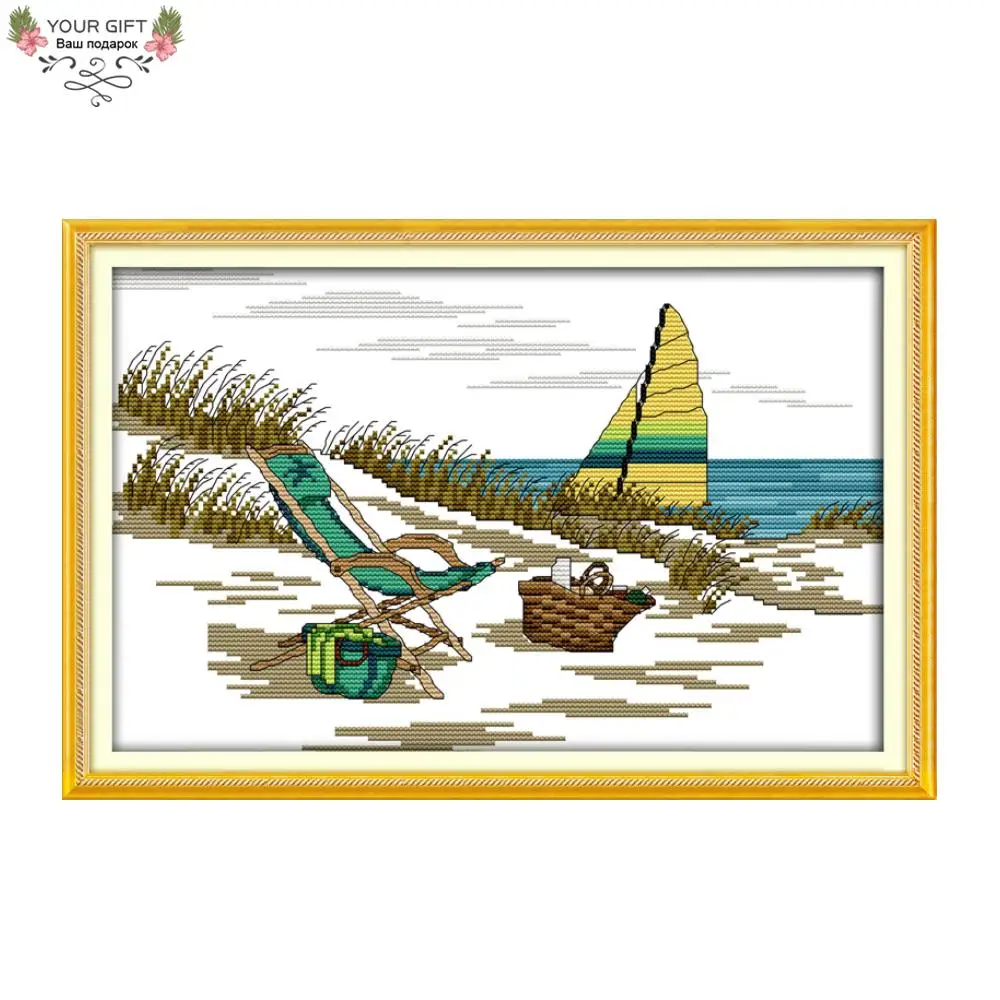 Your Gift F615 14CT 11CT Counted and Stamped Home Decor The Seaside Scene Needlework Needlepoint Embroidery Cross Stitch kits
Your Gift F615 14CT 11CT Counted and Stamped Home Decor The Seaside Scene Needlework Needlepoint Embroidery Cross Stitch kits