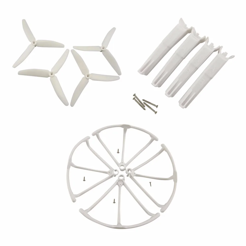 Hubsan X4 H502S H502E H216A parts + 4PCS landing gear and 4PCS propeller and 4PCS protective cover UAV parts + White
Hubsan X4 H502S H502E H216A parts + 4PCS landing gear and 4PCS propeller and 4PCS protective cover UAV parts + White