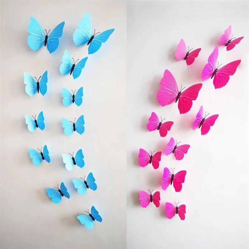 12Pcs/Lot PVC 3D DIY Butterfly Wall Stickers Home Decor Poster for Kitchen Room Adhesive to Wall Decals Decoration
12Pcs/Lot PVC 3D DIY Butterfly Wall Stickers Home Decor Poster for Kitchen Room Adhesive to Wall Decals Decoration