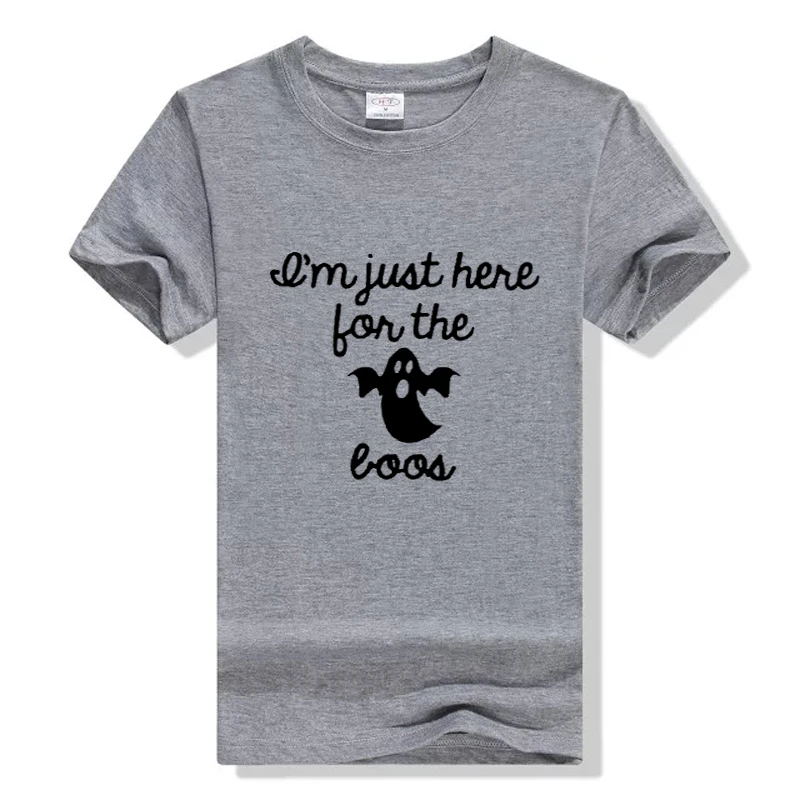 I'm Just Here For The Boos Halloween Drinking t-Shirt Women Fashion Funny Slogan Grunge Tumblr Cotton Ghost Graphic Tees Shirts
I'm Just Here For The Boos Halloween Drinking t-Shirt Women Fashion Funny Slogan Grunge Tumblr Cotton Ghost Graphic Tees Shirts