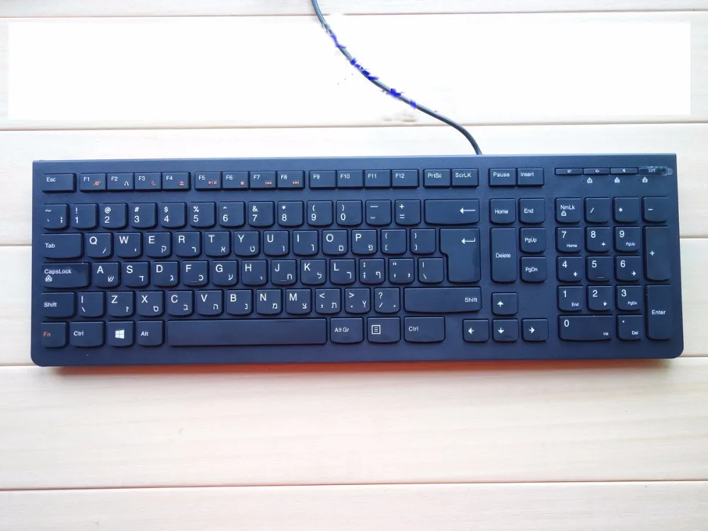 USB hebrew keyboard for Ultra-thin USB Multimedia Gaming Keybaords for Laptop and PC
USB hebrew keyboard for Ultra-thin USB Multimedia Gaming Keybaords for Laptop and PC