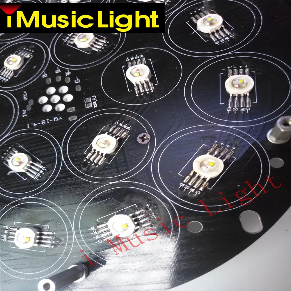 4 шт./лот STM32 CPU привод постоянного тока новый 18X12W RGBW 4в1 16 бит затемнение Par LED