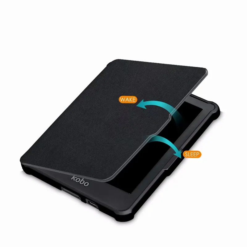 Чехол для Kobo Clara HD из искусственной кожи умный чехол мягкого ТПУ силикона