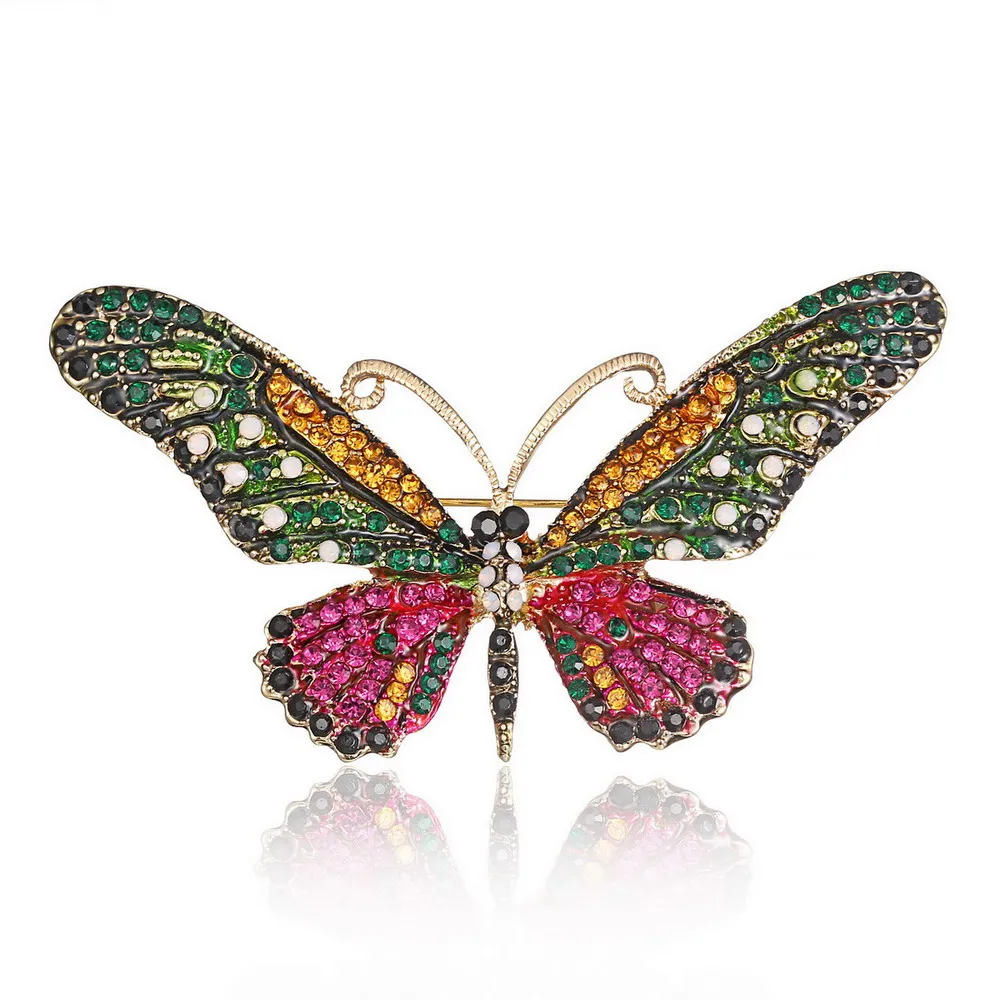 Colorful Cute Butterfly Brooch Mix Color Crystal Rhinestone Brooches for Women Lady Fashion Jewelry Wedding Accessories Gifts
Colorful Cute Butterfly Brooch Mix Color Crystal Rhinestone Brooches for Women Lady Fashion Jewelry Wedding Accessories Gifts