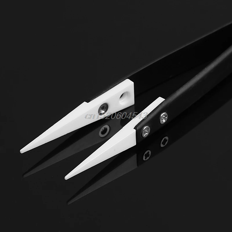 Ceramic Tips Tweezers Stainless Steel Handle Straight Aimed Tweezers For Coils R06 Whosale&DropShip
Ceramic Tips Tweezers Stainless Steel Handle Straight Aimed Tweezers For Coils R06 Whosale&DropShip