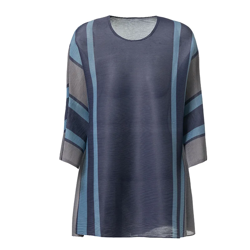 Women Simple Style Plus Size O-neck Three Quarter Sleeve T-shirt 2019 Women Stripe Loose Flare Sleeve Tops XL-01
Women Simple Style Plus Size O-neck Three Quarter Sleeve T-shirt 2019 Women Stripe Loose Flare Sleeve Tops XL-01
