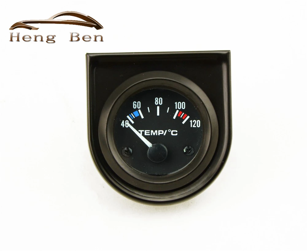 HB 2 inch 52mm Pointer Water Temperature Temp Gauge 40-120C White LED Universal Car Analog
HB 2 inch 52mm Pointer Water Temperature Temp Gauge 40-120C White LED Universal Car Analog