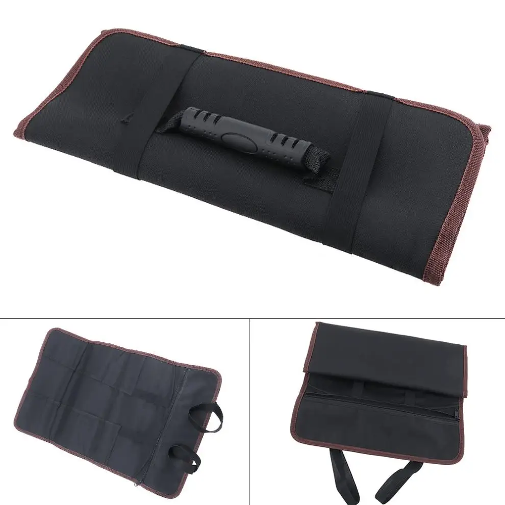 Black Multifunctional Oxford Canvas Chisel Roll Rolling Repairing Tool with Carrying Handles for Repairing Tools
Black Multifunctional Oxford Canvas Chisel Roll Rolling Repairing Tool with Carrying Handles for Repairing Tools