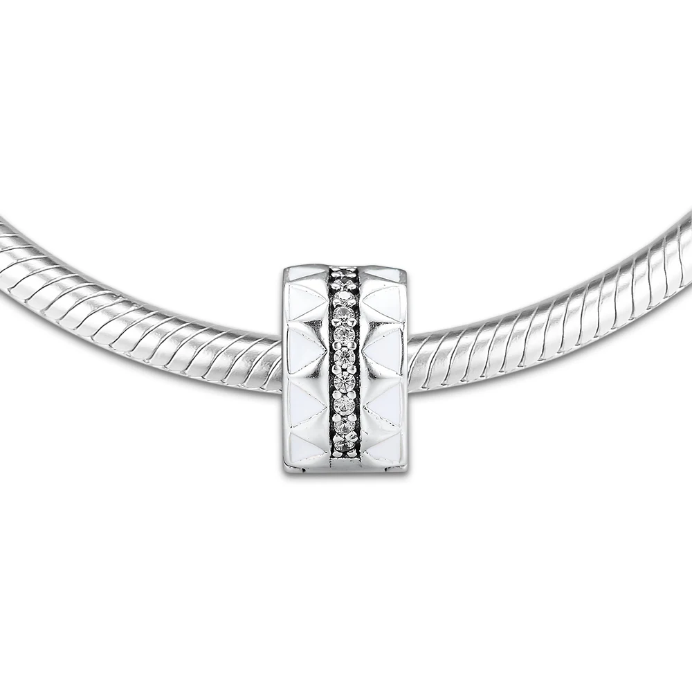 Подходит для браслетов Pandora с подвесками, сверкающие бусины-зажимы с зубчатыми линиями, 100% 925 пробы, серебряные ювелирные изделия, бесплатна...
Подходит для браслетов Pandora с подвесками, сверкающие бусины-зажимы с зубчатыми линиями, 100% 925 пробы, серебряные ювелирные изделия, бесплатна...