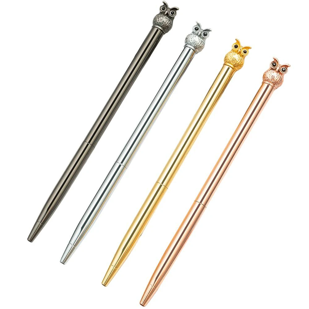 1pc Student Stationery Advertising Gift Ballpoint Pen Creative Mini Owl Modeling Metal Pen Business Office Writing Ballpoint Pen
1pc Student Stationery Advertising Gift Ballpoint Pen Creative Mini Owl Modeling Metal Pen Business Office Writing Ballpoint Pen
