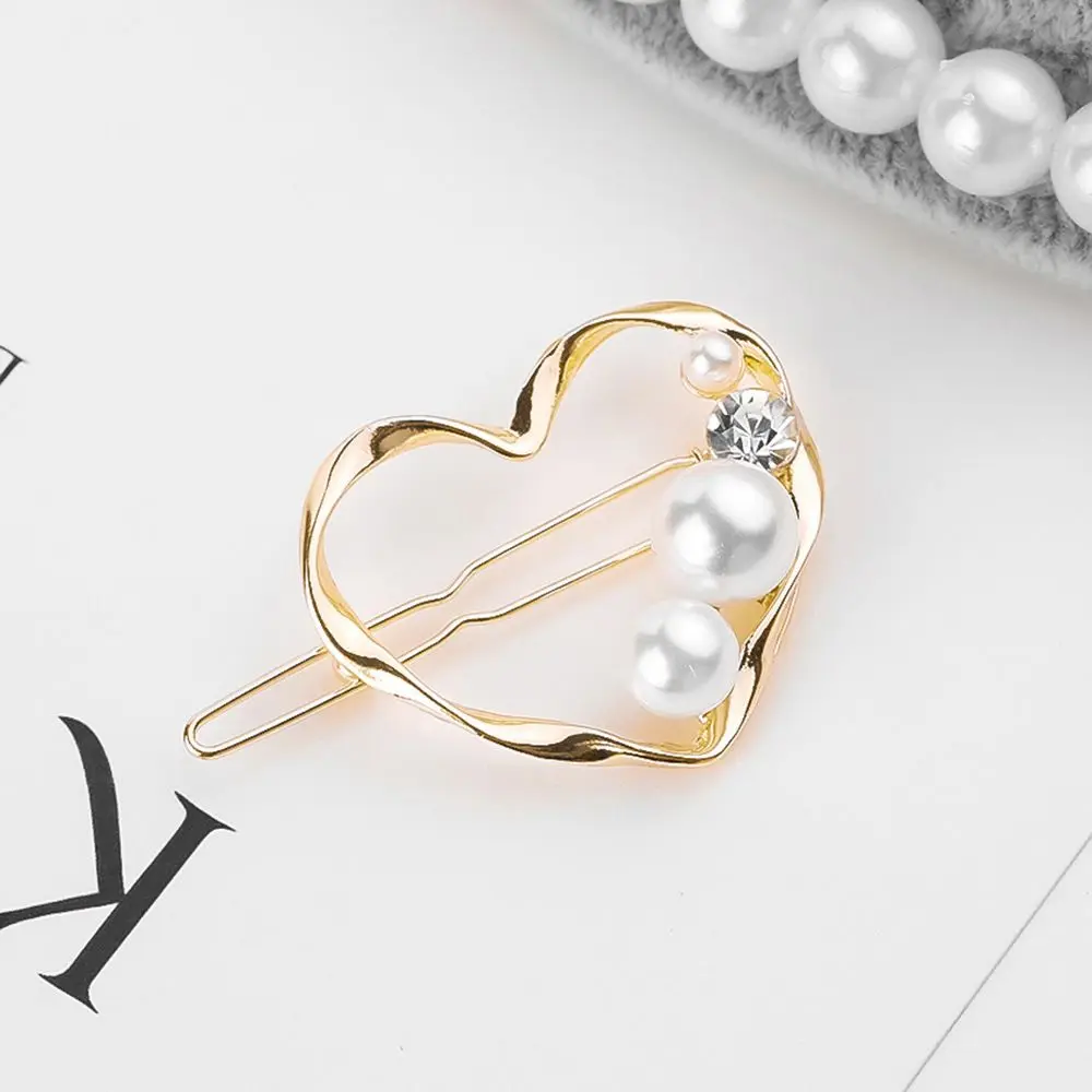 Fashion Women Hair Accessories Geometric Round Triangle Heart Hair Clips Rhinestone Pearl Hairpins Barrettes
Fashion Women Hair Accessories Geometric Round Triangle Heart Hair Clips Rhinestone Pearl Hairpins Barrettes