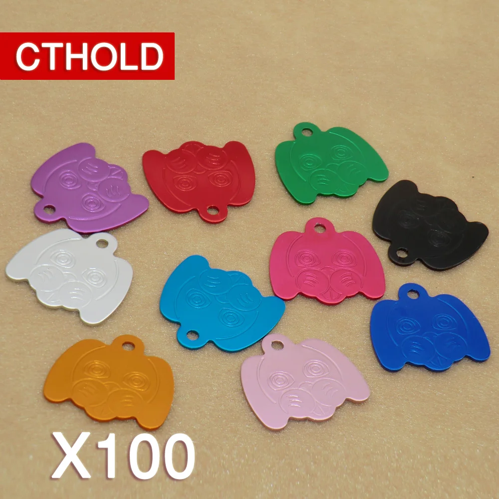 CTHOLD 100pcs Pet ID Tag Personalized Paw Dog ID Tag Dog Accessories Metal Customized Round Pet Dog Name ID Tag Plate Blank Tags
CTHOLD 100pcs Pet ID Tag Personalized Paw Dog ID Tag Dog Accessories Metal Customized Round Pet Dog Name ID Tag Plate Blank Tags