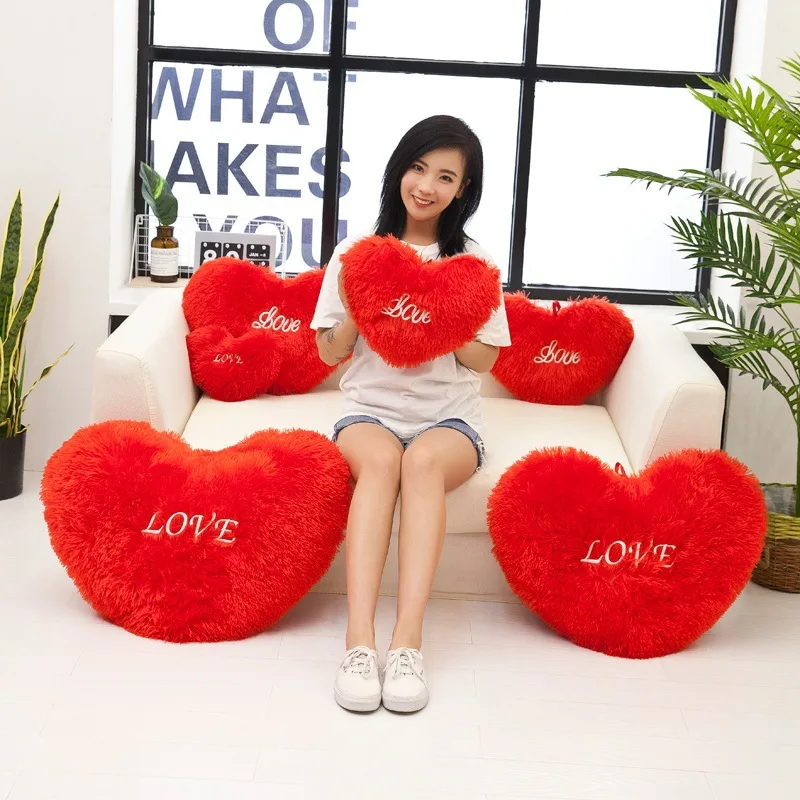 Fashion Design 25/30/40/50/60/70cm Heart Shape Decorative Throw Pillow PP Cotton Soft Creative Doll Lover Gift for wedding Valen
Fashion Design 25/30/40/50/60/70cm Heart Shape Decorative Throw Pillow PP Cotton Soft Creative Doll Lover Gift for wedding Valen