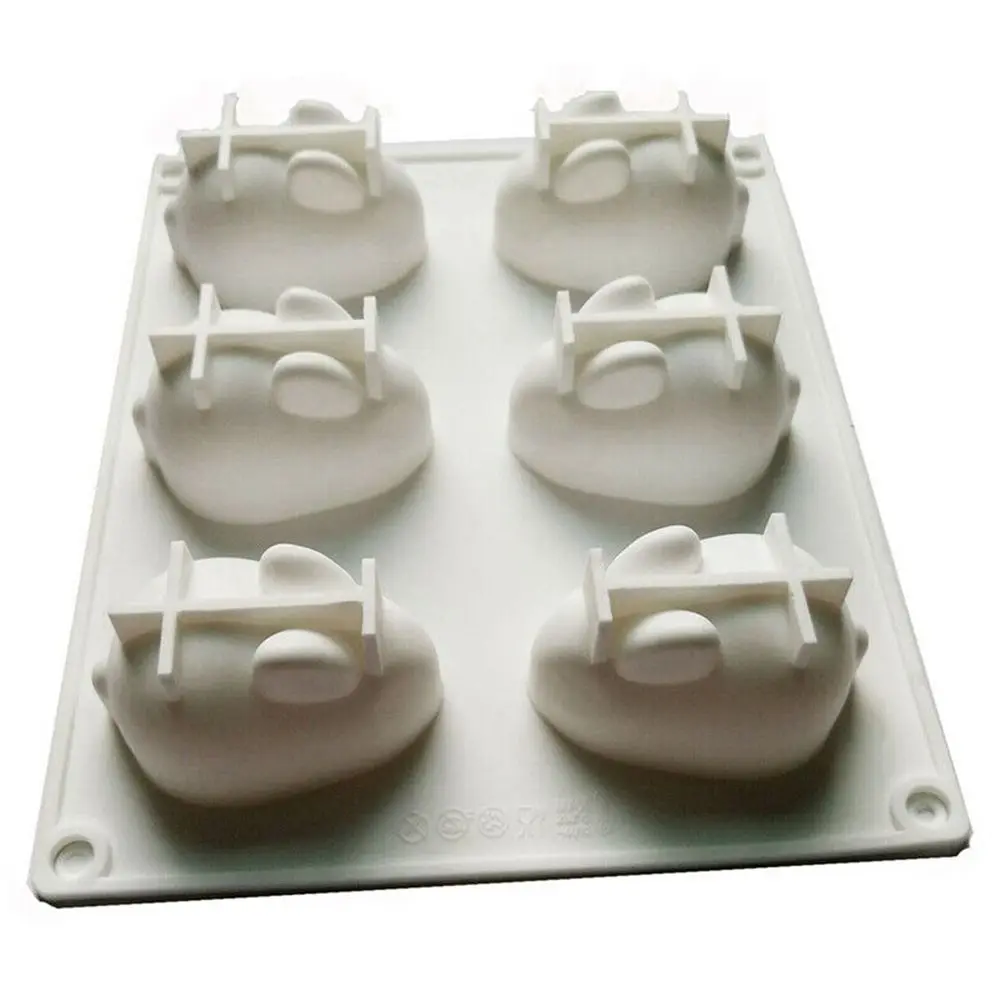 Cake Decorating Moulds Silicone 3D Bunny Rabbit Cake Molds Silicone Molds for Baking Dessert Mousse 6 Forms Bread Dessert Mould
Cake Decorating Moulds Silicone 3D Bunny Rabbit Cake Molds Silicone Molds for Baking Dessert Mousse 6 Forms Bread Dessert Mould