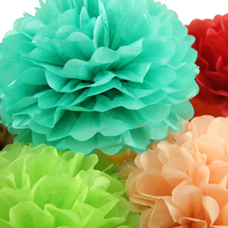 20pcs/lot Tissue Paper Pom Poms Paper Flower Ball Pompom For Birthday Wedding christmas Home Garden decoration party supplies
20pcs/lot Tissue Paper Pom Poms Paper Flower Ball Pompom For Birthday Wedding christmas Home Garden decoration party supplies